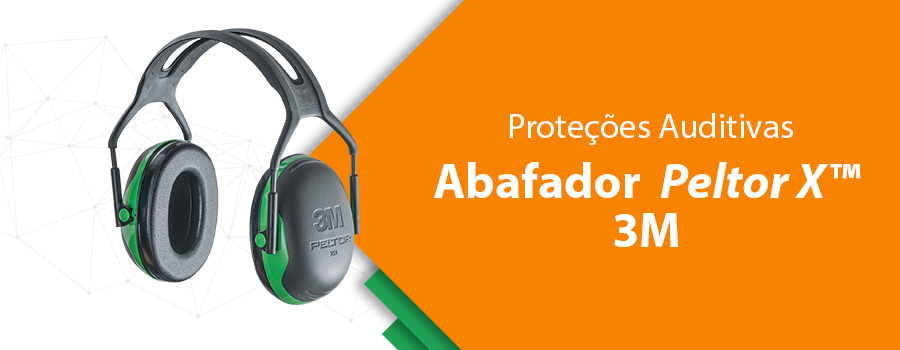 Abafador 3M™ Peltor X™: proteção auditiva máxima